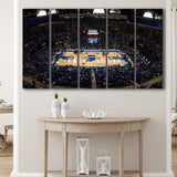 Indiana State Sycamores Wall Art Hulman Center Stadium Canvas Prints,Multi Panels B,Sport Stadium Art Prints, Fan Gift