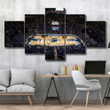 Indiana State Sycamores Wall Art Hulman Center Stadium Canvas Prints,Multi Panels,Sport Stadium Art Prints, Fan Gift