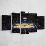 Indiana State Sycamores Wall Art Hulman Center Stadium Canvas Prints,Multi Panels,Sport Stadium Art Prints, Fan Gift