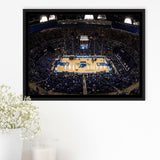 Indiana State Sycamores Wall Art Hulman Center Stadium Framed Canvas Prints,Sport Stadium Art Prints, Fan Gift