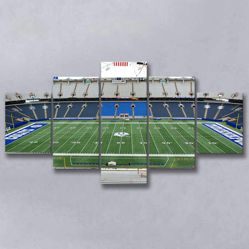 Indianapolis Stadium Canvas Prints Lucas Oil Stadium Wall Art American,Multi Panels,Sport Stadium Art Prints, Fan Gift