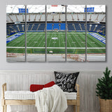 Indianapolis Stadium Canvas Prints Lucas Oil Stadium Wall Art American,Multi Panels B,Sport Stadium Art Prints, Fan Gift