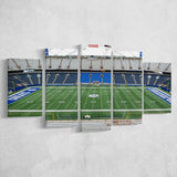 Indianapolis Stadium Canvas Prints Lucas Oil Stadium Wall Art American,Multi Panels,Sport Stadium Art Prints, Fan Gift