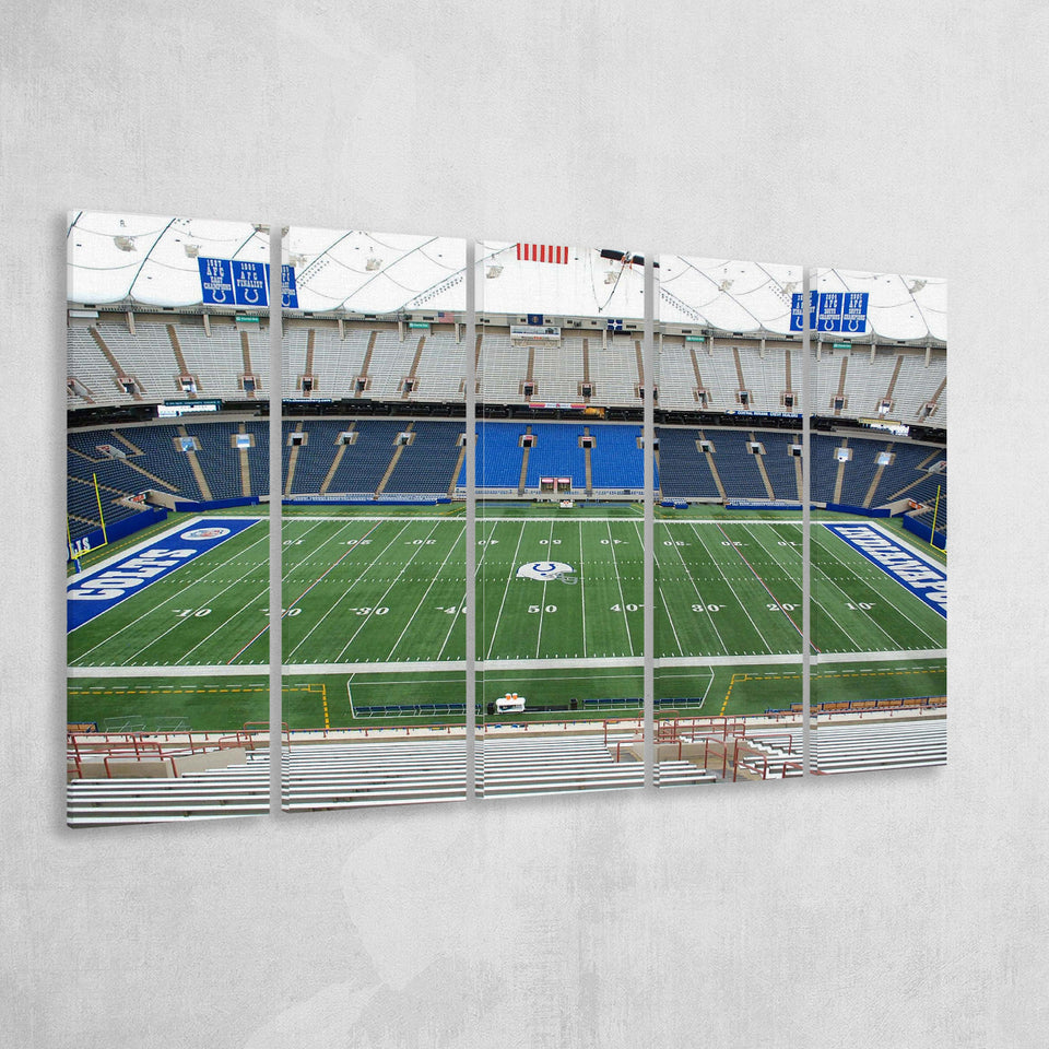 Indianapolis Stadium Canvas Prints Lucas Oil Stadium Wall Art American,Multi Panels B,Sport Stadium Art Prints, Fan Gift