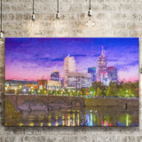 Indianapolis Cityscape Canvas Prints Wall Art Decor - Paiting Canvas, Art Prints, Wall Decor, For Sale