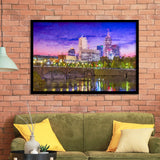 Indianapolis Cityscape Framed Art Prints Wall Decor - Painting Prints, Framed Picture, Home Decor