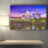 Indianapolis Cityscape Canvas Prints Wall Art Decor - Paiting Canvas, Art Prints, Wall Decor, For Sale