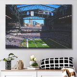 Indianapolis Colts Wall Art Lucas Oil Stadium Canvas Prints,Sport Stadium Art Prints, Fan Gift, Wall Decor