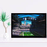 Indianapolis Colts Wall Art Lucas Oil Stadium Art Prints,Sport Stadium Art Prints, Fan Gift, Wall Decor