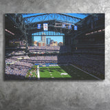 Indianapolis Colts Wall Art Lucas Oil Stadium Canvas Prints,Sport Stadium Art Prints, Fan Gift, Wall Decor