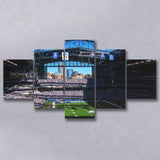 Indianapolis Colts Wall Art Lucas Oil Stadium Canvas Prints,Multi Panels,Sport Stadium Art Prints, Fan Gift
