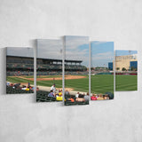 Indianapolis Indians Wall Art Victory Field Stadium Canvas Prints Baseball,Multi Panels,Sport Stadium Art Prints, Fan Gift
