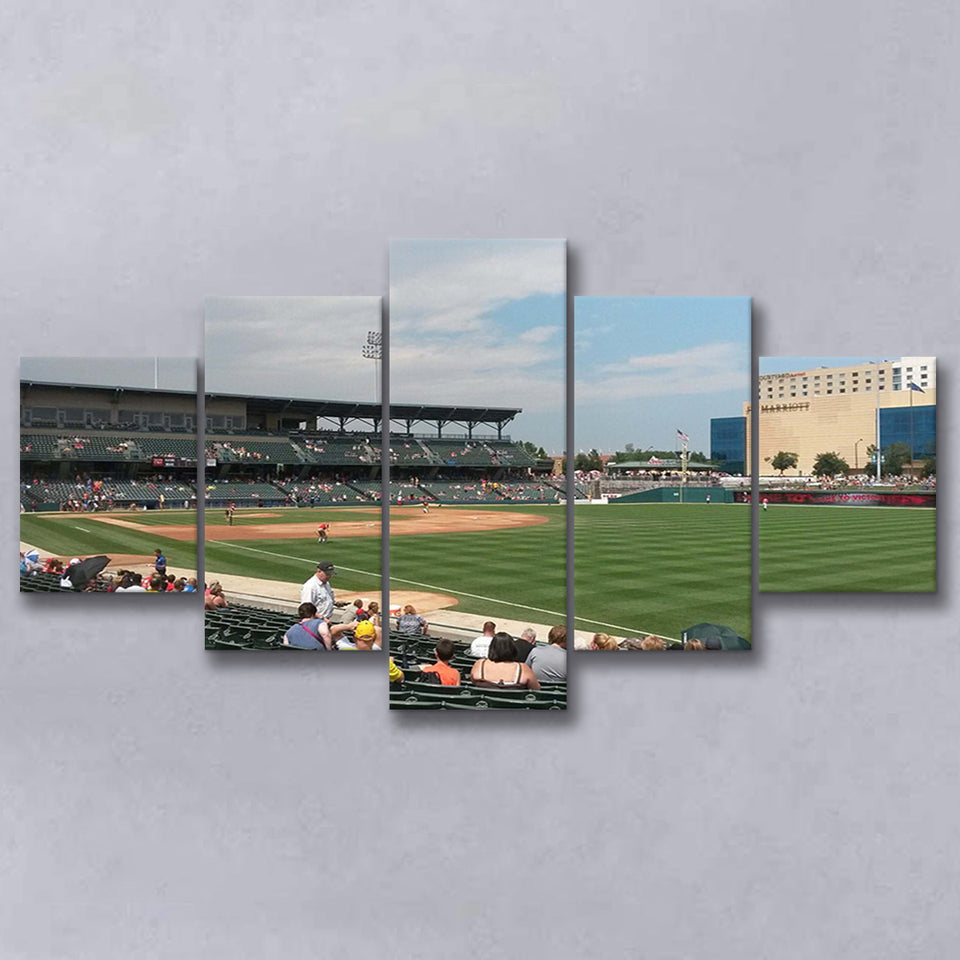 Indianapolis Indians Wall Art Victory Field Stadium Canvas Prints Baseball,Multi Panels,Sport Stadium Art Prints, Fan Gift