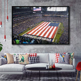 Indianapolis Wall Art Lucas Oil Stadium Framed Canvas Prints American,Sport Stadium Art Prints, Fan Gift