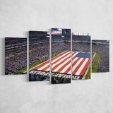 Indianapolis Wall Art Lucas Oil Stadium Canvas Prints American,Multi Panels,Sport Stadium Art Prints, Fan Gift