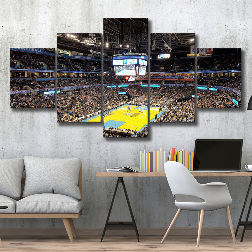 Inside American Airlines Arena, Stadium Canvas, Sport Art, Large Canvas, Multi Panels, Canvas Prints Wall Art Decor
