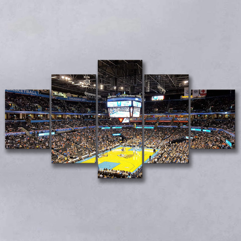Inside American Airlines Arena, Stadium Canvas, Sport Art, Large Canvas, Multi Panels, Canvas Prints Wall Art Decor