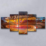 Inside Beijing Olympic Stadium, Stadium Canvas, Sport Art, Large Canvas, Multi Panels, Canvas Prints Wall Art Decor