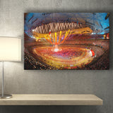 Inside Beijing Olympic Stadium, Stadium Canvas, Sport Art, Gift for him, Fan Gift, Canvas Prints Wall Art Decor