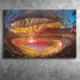 Inside Beijing Olympic Stadium, Stadium Canvas, Sport Art, Gift for him, Fan Gift, Canvas Prints Wall Art Decor