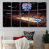 Inside Chesapeake Energy Arena, Stadium Canvas, Sport Art, Gift for him, Multi Panels B, Canvas Prints Wall Art Decor
