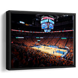 Inside Chesapeake Energy Arena, Stadium Canvas, Sport Art, Gift for him, Framed Canvas Prints Wall Art Decor, Framed Picture