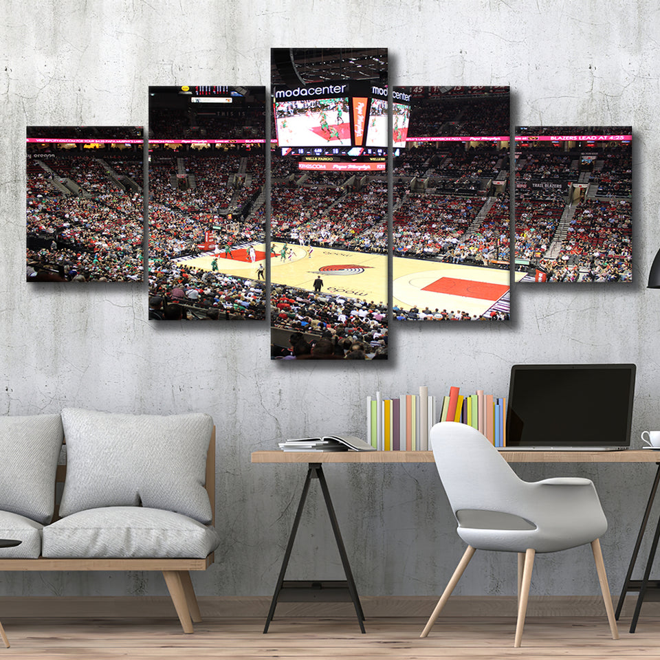 Inside Scotiabank Arena Toronto, Stadium Canvas, Sport Art, Large Canvas, Multi Panels, Canvas Prints Wall Art Decor