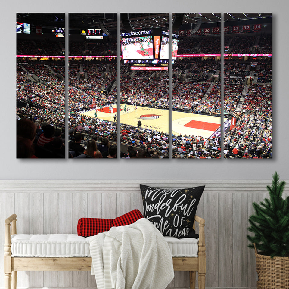 Inside Scotiabank Arena Toronto, Stadium Canvas, Sport Art, Gift for him, Multi Panels B, Canvas Prints Wall Art Decor