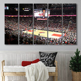 Inside Scotiabank Arena Toronto, Stadium Canvas, Sport Art, Gift for him, Multi Panels B, Canvas Prints Wall Art Decor