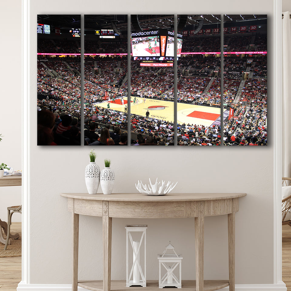 Inside Scotiabank Arena Toronto, Stadium Canvas, Sport Art, Gift for him, Multi Panels B, Canvas Prints Wall Art Decor