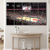 Inside Scotiabank Arena Toronto, Stadium Canvas, Sport Art, Gift for him, Multi Panels B, Canvas Prints Wall Art Decor
