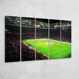 Inside Türk Telekom Arena, Stadium Canvas, Sport Art, Gift for him, Multi Panels B, Canvas Prints Wall Art Decor