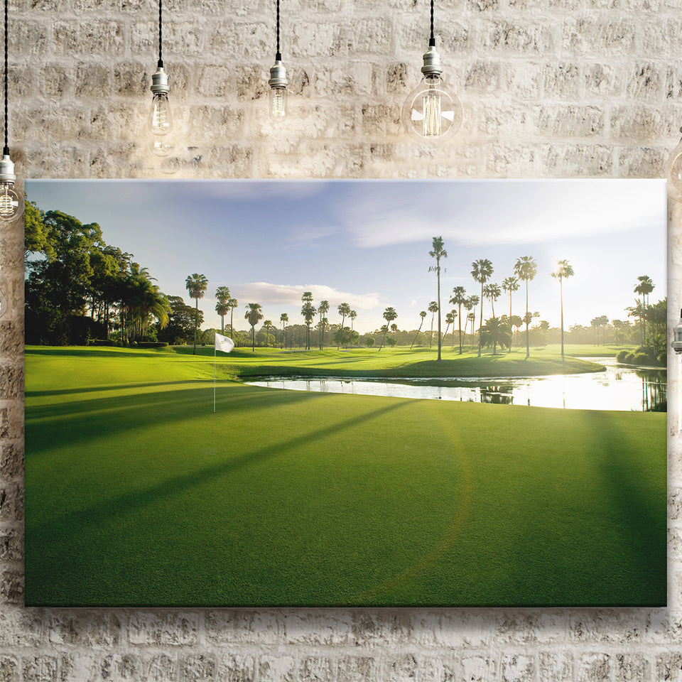 Intercontinental Sanctuary Cove Golf Resorts Of The World, Golf Art Print, Golf Lover, Canvas Prints Wall Art Decor