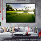 Intercontinental Sanctuary Cove Golf Resorts Of The World, Golf Art Print, Framed Canvas Prints Wall Art Decor, Floating Frame