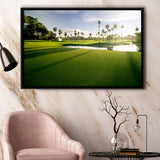 Intercontinental Sanctuary Cove Golf Resorts Of The World, Golf Art Print, Framed Canvas Prints Wall Art Decor, Floating Frame