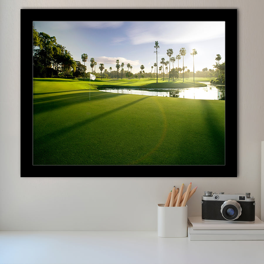 Intercontinental Sanctuary Cove Golf Resorts Of The World, Golf Sport Print, Golf Lover, Framed Art Prints Home Decor