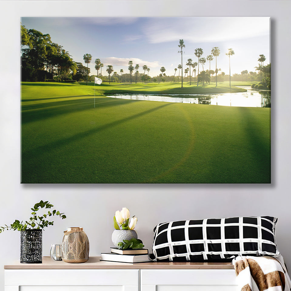 Intercontinental Sanctuary Cove Golf Resorts Of The World, Golf Art Print, Golf Lover, Canvas Prints Wall Art Decor