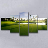 Intercontinental Sanctuary Cove Golf Resorts Of The World, Golf Art Print, 5 Panels Canvas Prints Wall Art Decor