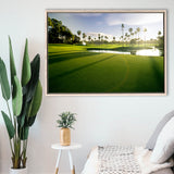 Intercontinental Sanctuary Cove Golf Resorts Of The World, Golf Art Print, Framed Canvas Prints Wall Art Decor, Floating Frame