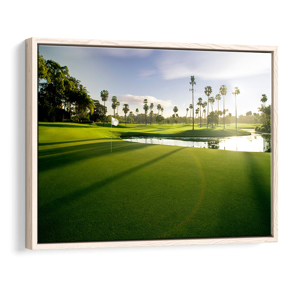 Intercontinental Sanctuary Cove Golf Resorts Of The World, Golf Art Print, Framed Canvas Prints Wall Art Decor, Floating Frame