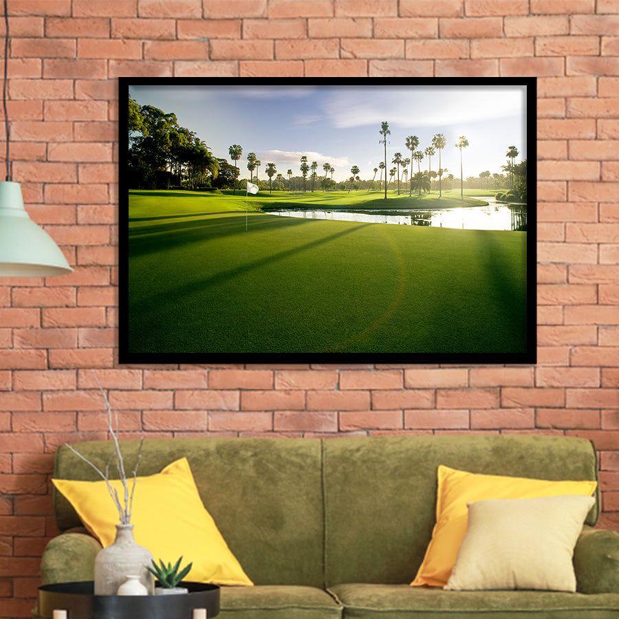 Intercontinental Sanctuary Cove Golf Resorts Of The World, Golf Sport Print, Golf Lover, Framed Art Prints Home Decor