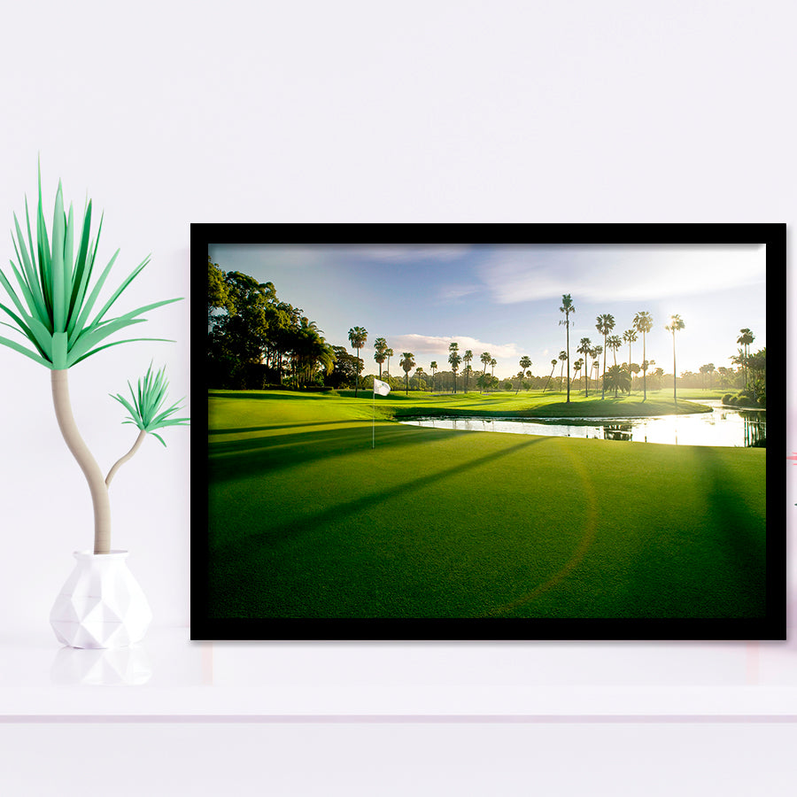 Intercontinental Sanctuary Cove Golf Resorts Of The World, Golf Sport Print, Golf Lover, Framed Art Prints Home Decor