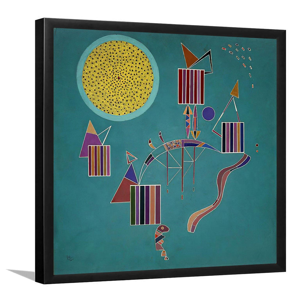Intime message by Wassily Kandinsky-Arr Print, Canvas Art, Frame Art, Plexiglass cover