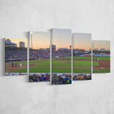 Iowa Cubs Wall Art Principal Park Stadium Canvas Prints Baseball,Multi Panels,Sport Stadium Art Prints, Fan Gift