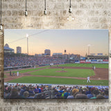 Iowa Cubs Wall Art Principal Park Stadium Canvas Prints Baseball,Sport Stadium Art Prints, Fan Gift, Wall Decor