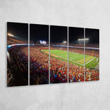 Iowa State Cyclones Stadium Canvas Prints Stadium Jack Trice Stadium Wall,Multi Panels B,Sport Stadium Art Prints, Fan Gift