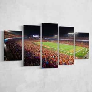 Iowa State Cyclones Stadium Canvas Prints Stadium Jack Trice Stadium Wall,Multi Panels,Sport Stadium Art Prints, Fan Gift