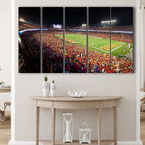 Iowa State Cyclones Stadium Canvas Prints Stadium Jack Trice Stadium Wall,Multi Panels B,Sport Stadium Art Prints, Fan Gift