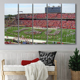 Iowa State Cyclones Stadium Canvas Prints Jack Trice Stadium Wall,Multi Panels B,Sport Stadium Art Prints, Fan Gift
