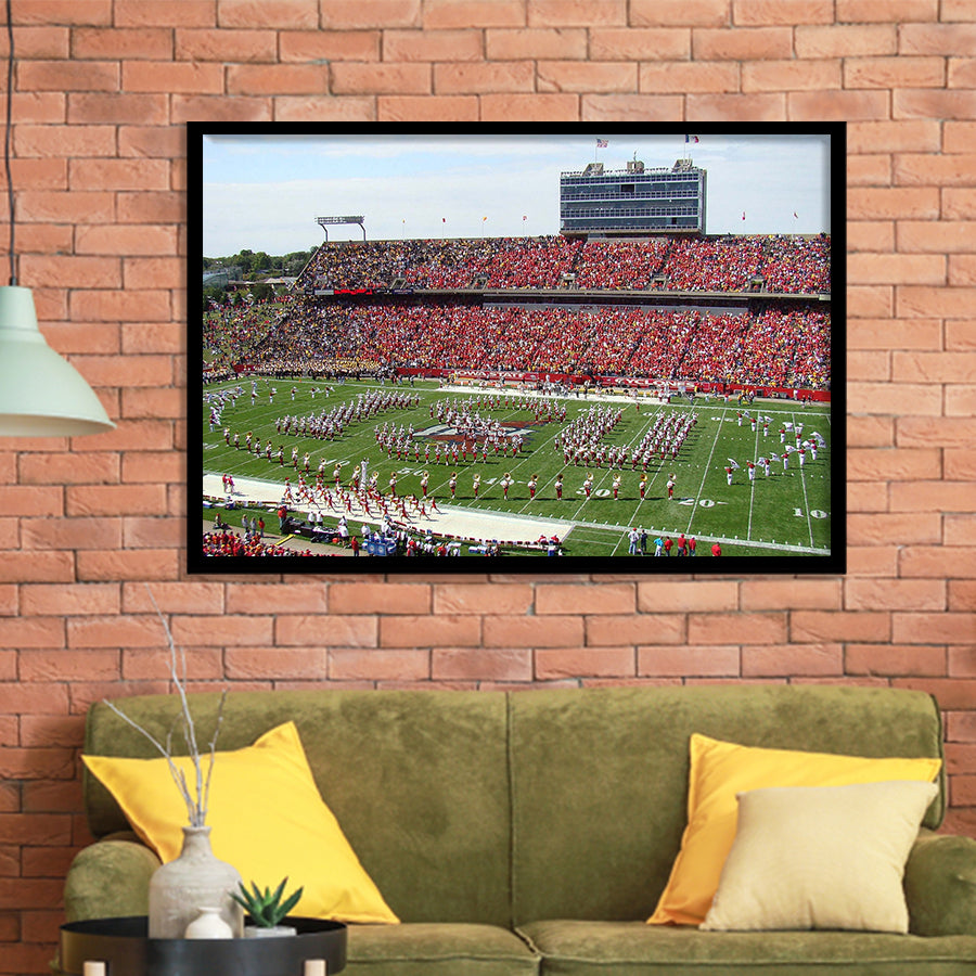Iowa State Cyclones Stadium Art Prints Jack Trice Stadium Wall,Sport Stadium Art Prints, Fan Gift, Wall Decor